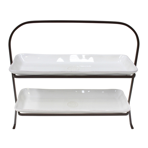 Подставка под посуду с подносами Nova White, 37.2х34 см NORS01-02203B Costa Nova