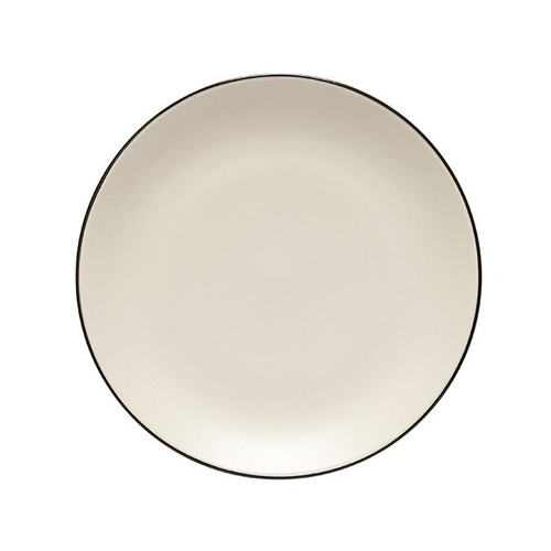 Тарелка закусочная Augusta Natural-black, 21.6х2.8 см COP211-01018S Costa Nova