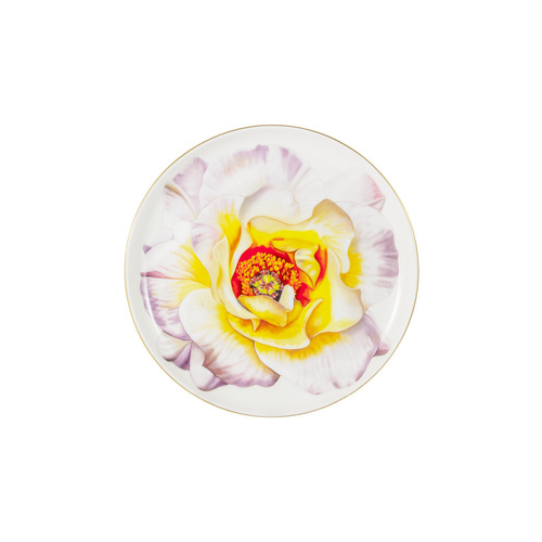 Тарелка закусочная Kamelia, Flowers, костяной фарфор, 19 см AL-804K-E11 Anna Lafarg