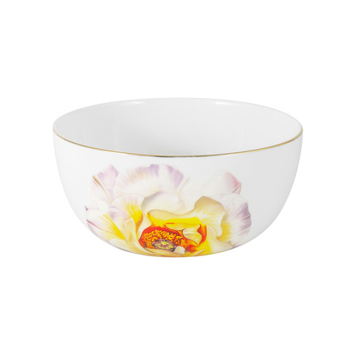 Салатник Kamelia, Flowers, костяной фарфор, 14 см, 0,75 л AL-806K-E11 Anna Lafarg