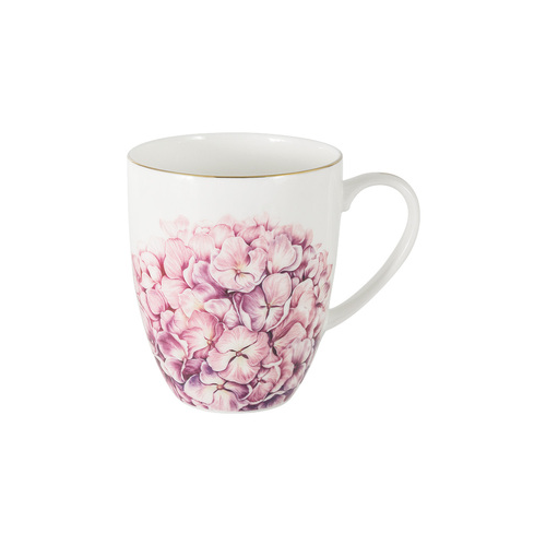 Кружка Гортензия, Flowers, костяной фарфор, 400 мл AL-905H-E11 Anna Lafarg