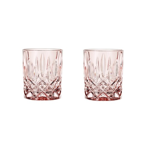 Набор низких стаканов Noblesse, бессвинцовый хрусталь, 2 шт, розовый, 295 мл 104240 Nachtmann