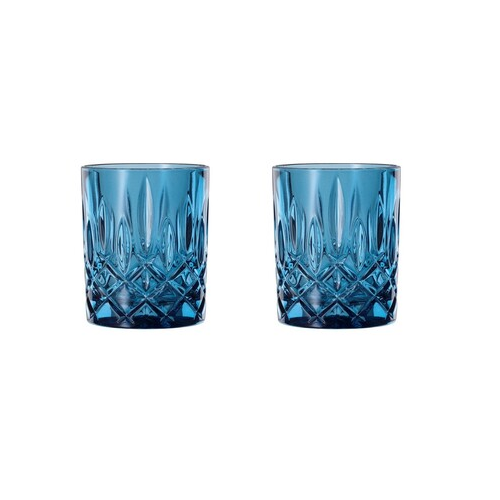 Набор низких стаканов Noblesse, бессвинцовый хрусталь, 2 шт, синий, 295 мл 104243 Nachtmann