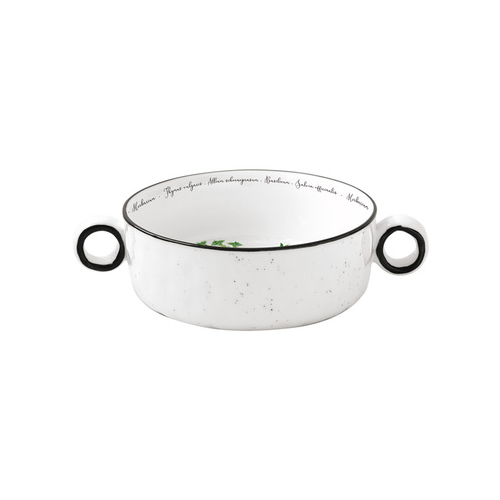 Салатник Herbarium, фарфор, 12 см, с ручками EL-R2206/HERU Easy Life (R2S)
