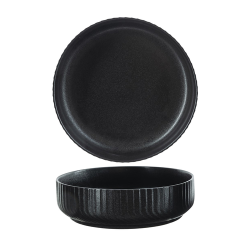 Тарелка глубокая Dakota Black, 19.5х5.5 см 4392195 Cosy&Trendy