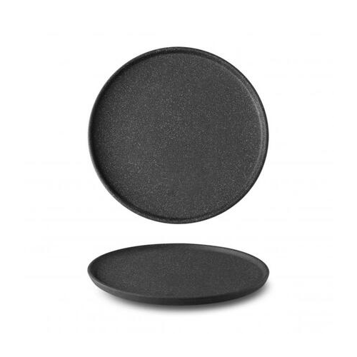 Тарелка мелкая Dakota Black, 20.2 см, черная 4392020 Cosy&Trendy