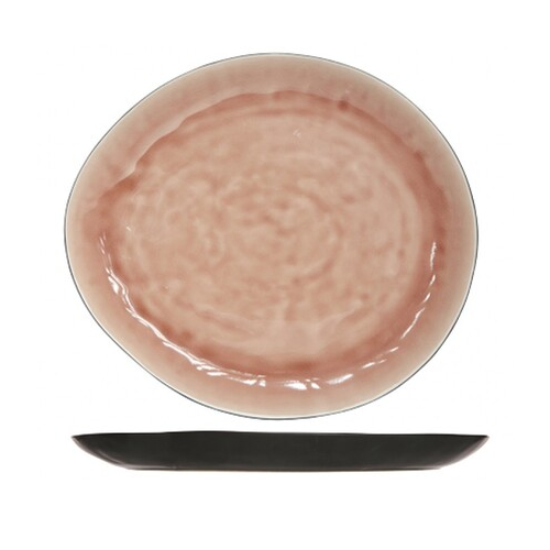 Блюдо овальное Laguna Old Rose, 32.5x28.5х3 см, розовое 1690518 Cosy&Trendy