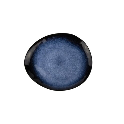 Тарелка овальная Sapphire, 27.5x23х2 см, синяя 8642127 Cosy&Trendy