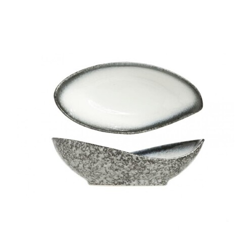 Салатник овальный Sea Pearl, 16x8х5 см, серо-белый 9632619 Cosy&Trendy