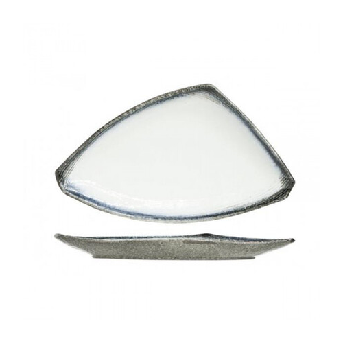 Тарелка треугольная Sea Pearl, 20x10х2 см, серо-белая 9632649 Cosy&Trendy