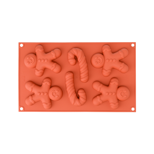 Форма для приготовления печенья Ginderbread Man, 17.5x30х2 см, силиконовая 26.106.00.0065 Silikomart