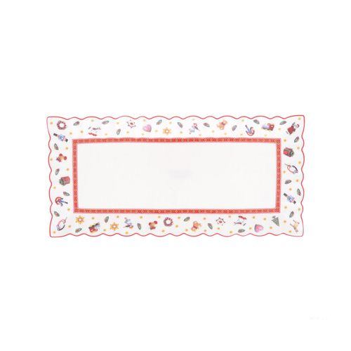 Блюдо сервировочное прямоугольное Toys red, 29х14 см 49873 Repast