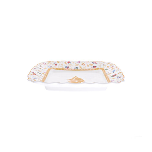 Блюдо сервировочное квадратное Toys yellow, 22 см 49936 Repast