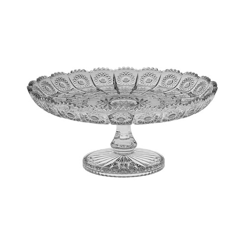 Тарелка для торта на ножке 500PK, 31 см 990/66627/0/57030/310-109 Crystal Bohemia