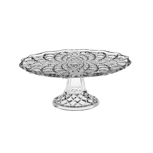 Тарелка для торта на ножке Pierced, 30.5 см 920/66629/0/17801/305-109 Crystal Bohemia