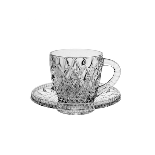 Кофейная пара Diamond Mokko (90 мл), 4 пр. 930/99999/9/06600/009-409 Crystal Bohemia