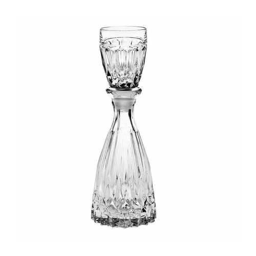 Графин с рюмкой One Man Bottles (140 мл) 990/43500/1/36500/014-109 Crystal Bohemia