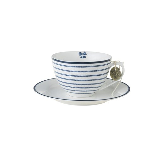 Кофейная пара капучино Candy Stripe (260 мл) 178677 Laura Ashley