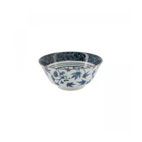 Салатник порционный Flora, 15,5 см, 500 мл, бело-голубой 16701 Tokyo Design