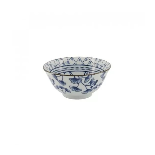 Салатник порционный Flora, 15,5 см, 500 мл, бело-голубой 16704 Tokyo Design