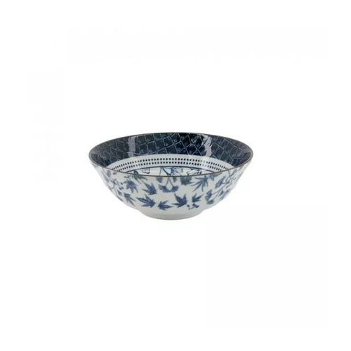 Салатник Flora, 20 см, 1000 мл, бело-голубой 16706 Tokyo Design