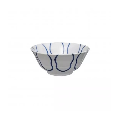 Салатник порционный Mixed, 15 см, 500 мл, бело-синий 14991 Tokyo Design