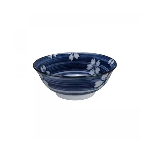 Салатник Mixed, 21 см, 1000 мл, бело-синий 16541 Tokyo Design