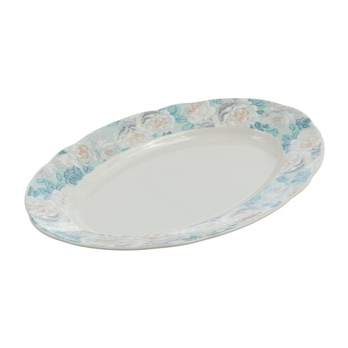 Блюдо овальное Rose Голубая роза, 24 см P1550904JQZ8021900 Thun