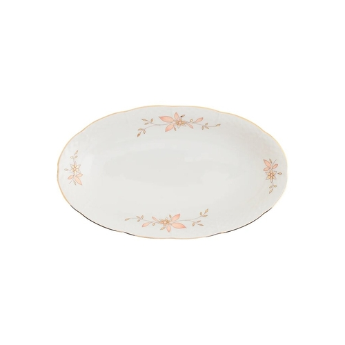 Блюдо овальное Menuet Золотые ветки Отводка золото, 21 см P1580901JQZ7212900 Thun