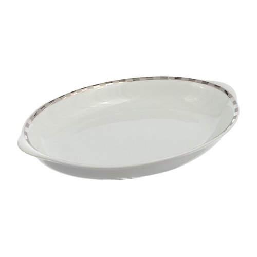 Блюдо для хлеба Opal Платиновые пластинки Отводка платина, 33 см P1630994JQZ8403200 Thun