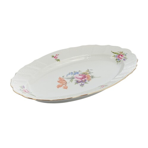 Блюдо овальное Bernadotte Мейсенский букет, 39 см P1750918JQZ5309011 Thun