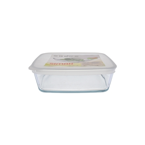 Форма квадратная с пластиковой крышкой Classic (1.7 л), 21х21х6.5 см 48379 Simax