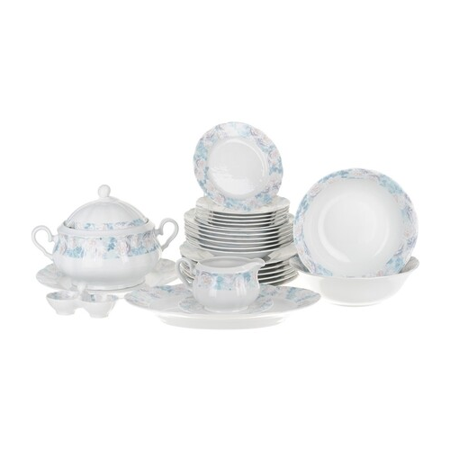 Столовый сервиз Rose Голубая роза, 25 пр. P1552315SQ38021900 Thun
