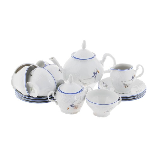 Чайный сервиз на 6 персон Bernadotte Гуси, 15 пр. P1754300SQ15936B59 Thun