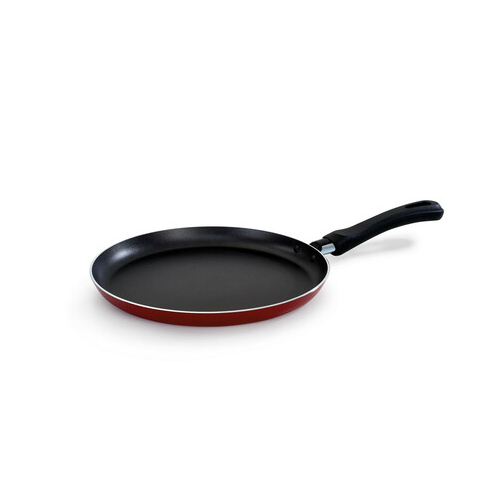 Сковорода для блинов I Piccinini Alu, 25 см, красная 851156025 Barazzoni