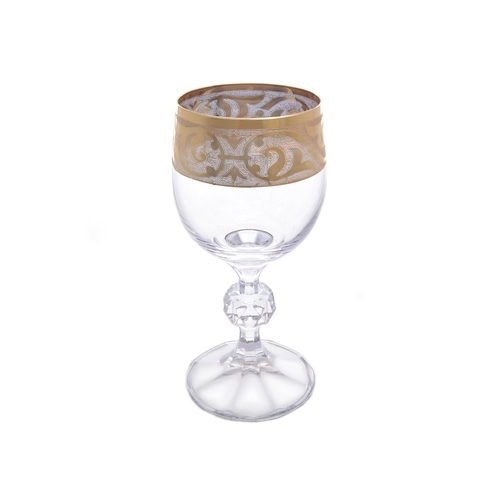 Набор рюмок Клаудиа Золото (90 мл), 6 шт. 29665 Crystalite Bohemia