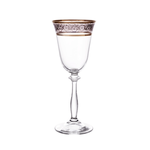 Набор бокалов для вина Angela Панто Платина (185 мл), 6 шт. 22144 Crystalite Bohemia