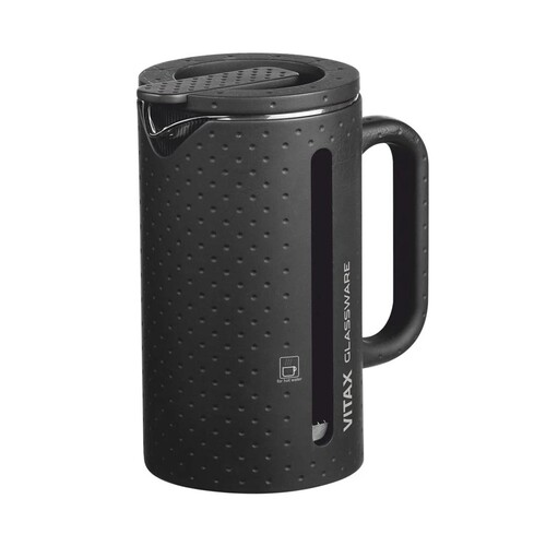 Френч-пресс Tea presso (1 л), черный VX-3030 VITAX