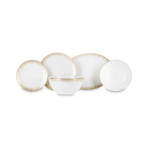 Сервиз столовый Сверкающее Золото на 6 персон, 20 пр. NAR-51989-5636-Dinner set 6/20 Narumi