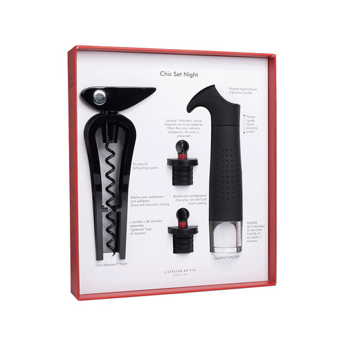 Набор инструментов для вина Chic Set Night, 4 пр. 095720-4 L'Atelier Du Vin