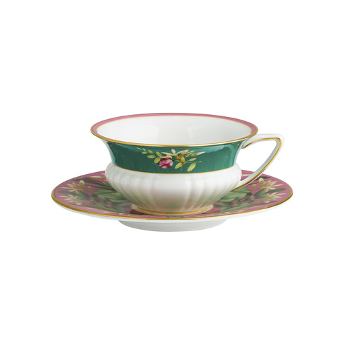 Чашка чайная с блюдцем Розовый лотос (140 мл) WGW-1057266 Wedgwood