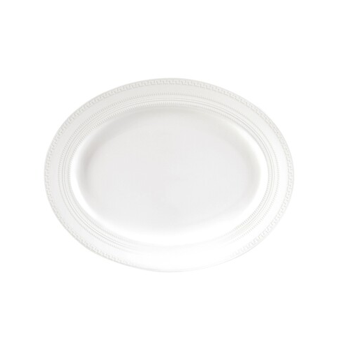 Блюдо овальное Инталия, 33 см, белое WGW-5C104005106 Wedgwood