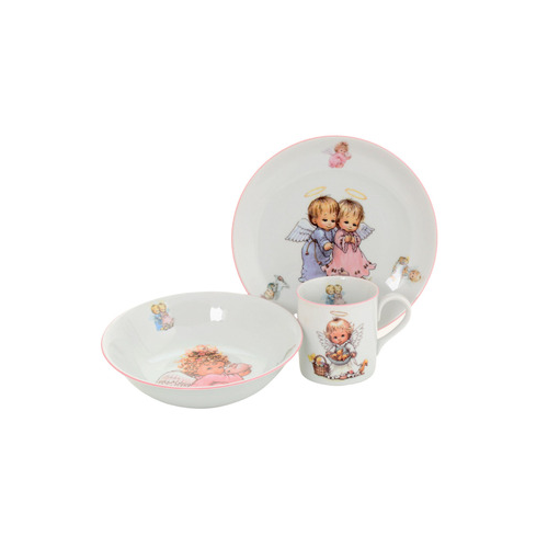 Сервиз детский с кружкой Ангелы (220 мл), 3 пр. 02130112-2373 Leander