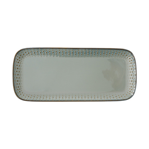 Блюдо прямоугольное Drops, 36х16 см, серое EL-R2772/DROC Easy Life (R2S)