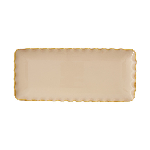 Блюдо прямоугольное Onde, 36х16 см, песочное EL-R2745/ONDS Easy Life (R2S)