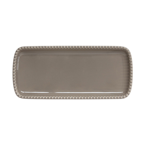 Блюдо прямоугольное Tiffany, 36х16 см, темно-серое EL-R2714/TIGD Easy Life (R2S)