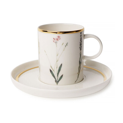 Кофейная пара (80 мл), белая 21CP08 BOTANICAL Porland