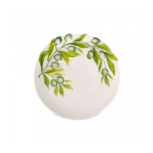 Тарелка закусочная Оливки, 22 см EDW-619V Edelweiss
