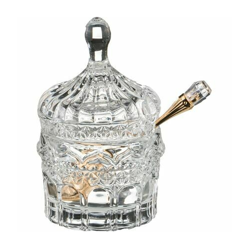 Икорница с ложкой Muza (125 мл), 12х7.5х7.5 см 355-210 Lefard