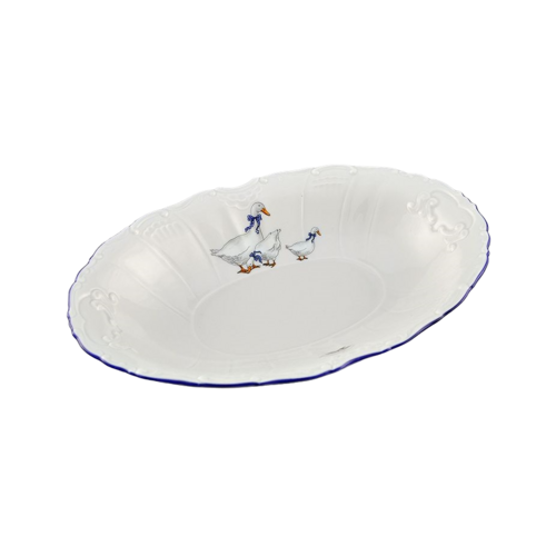 Блюдо овальное Мэри-Энн Гуси, 26 см 06111511-0807 Leander